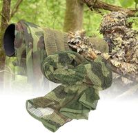 Bandanas Bufanda de red táctica militar 85x180cm Camuflaje de malla Camiseta Sniper Costa Vétil Cabeza de cicatriz para acampar al aire libre HuntBandanas