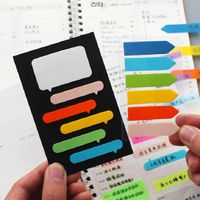 Notes 60 100 200 Sheets Fluorescence Colour Self Adhesive Memo Pad Sticky Bookmark Marker Sticker Paper School Supplies