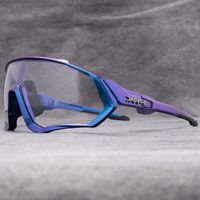 Фотохромизм Велоспорт Очки Открытый велосипедные очки 1 объектив UV400 велосипедные солнцезащитные очки мужчины женщин MTB очки с кафедрой прогуливания рыбалка солнцезащитные очки