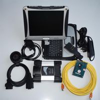 Para BMW Diagnostic System Tool Laptop Toughbook CF19 ICOM Siguiente con el modo experto HDD 1000GB listo para usar 2021339O