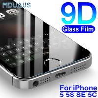 9D Tempered Glass on the For Apple iPhone 5S 5 SE 5C 4 4S Screen Protector 9H Anti-Burst Protective Film