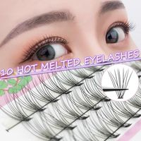 False Eyelashes 10 Eyelashes, Handmade Natural Soft Personal...