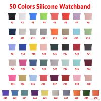 Colors Silicone Smart Straps For 38MM 42MM 40MM 44MM Watch S...