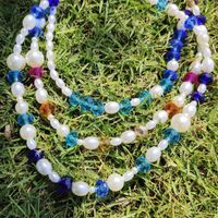 Chokers Lady Colorful Beads Handmade Beaded Necklace Glass Bead Pearl Choker Female Party Jewelry WholesaleChokers