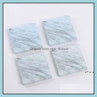 Notas de notas Office School Suministes Business Industrial Marble Memo Memo Pads Auto adhesivo Pad, Streting Home Supply RRE12486 Drop deles