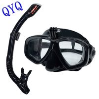Profesyonel sualtı dalış maskesi tüplü gözlükler gopros için uygundur küçük spor kamera Tüm kuru gözlük 220706