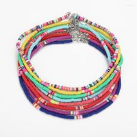 10000Pcs/Box 6mm Clay Bracelet Beads for Jewelry Making Kit,Flat
