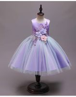 Vestidos de niña Princess Sequin Dress Kids For Baby Flower Niñas Fiesta de boda HO3120GILLS