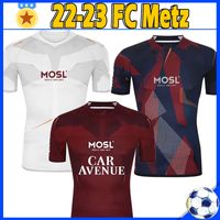 2022 2023 FC Metz Soccer Maglie Diallo 20 Centonze 18 Vagner 27 Niane 7 Fofana 6 Home 22/23 magliette da calcio Thailandia Top
