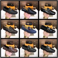 MM Autumn MENs LOAFERs SHOE For Wedding Party Dance Black Brown LEATHER Slip On DESIGNER LUXURY Dress SHOES Casual Business Comfortable New Flats A2