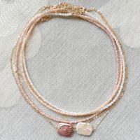 Chokers 3-4 mm mini collar de hilo de perla barroca perlas pequeñas perlas elegantes joyas de gargantilla de agua dulce naturales para mujeres