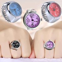 Fashion Couple Watch Ring For Personality Men Women Finger R...