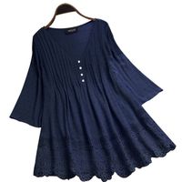 Compre al por mayor Blusas De Manga Tres Cuartos de bajo precio \u0026 de  calidad con envío gratuito | Es.DHgate