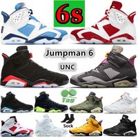 2022 Jumpman 6 Basketball Shoes 6s Mens High OG Bordeaux UNC...