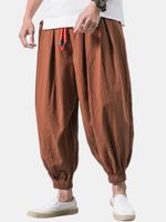 Pantalones de hombres Charmkpr fahsion hombres sólidos pantalones sueltos sueltos cómodos streetwear casual algodón de algodón long s-3xlmen's