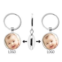 Personalized Custom Double Side Keychain Mum Dad Baby Children Grandpa Parents Angel Key Ring For Family Anniversary Gift 220622