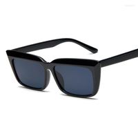 النظارات الشمسية للجنسين للنساء نظارات الشمس 2022 العلامة التجارية أزياء المحيط العدسة المربعة الظل القوطية على غرار الشارع