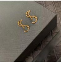 Fashion Gold Stud Brincos pendentes para Brincho de Luxurys Designers de Luxuris Jóias Brincos Artigos de Jóias 925 A agulhas de prata de alta qualidade
