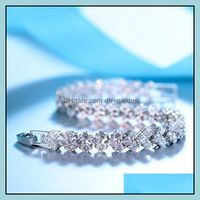 Link Cadeia Bracelets Jóias 2022 Na moda de luxo de 18 cm de cor 18cm na pulseira de pulseira para mulheres Shopify Supplie DHBE5