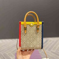 حقائب الكتف مصممة النساء حمل حقيبة مصغرة للأزياء الطباعة المتقاطع عبر ماركة Messenger Color