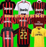 AC 2006 2007 Milan Soccer Jersey 90 91 Retro Shirts Home Away 96 97 Gullit 02 03 04 Maldini Van Basten Football Kaka Inzaghi 09 10 Shevchenko 05 09 10 11 12 13 14 15 Revaldo