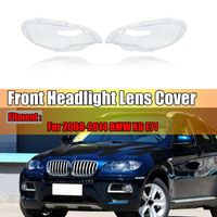 Altri sistemi di illuminazione Novel-Car Cover Faro del faro di vetro Lampada a testa di vetro Xenon Lens Shell For- E71 x6 2008-2014