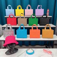 2022 Pu Leather Shopping hand Bag Handbag Women Large Capaci...