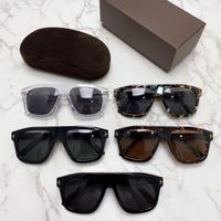 Occhiali da sole di alta qualità uomini donne marca di moda tf777 occhiali acetato acetato uv400 maschio lussuoso solare occhiali