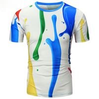 Men' s T- Shirts Digital Printing Personality Trend Round...
