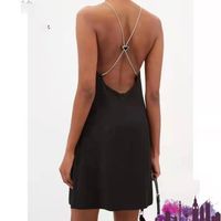 Womens Casual Dresses Sleeveless Halter Skirt Woman Dress Vest Spring Summer Outwear Slim Style With Budge Letter Lady Sexy Dresses Shirt