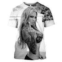 T-shirts masculins Unisexe T-shirt imprimé en 3D Femmes Femmes Sexy HARAJUKU CHIRTES FOIR