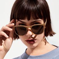 نظارة شمسية نساء طي وسادة الهواء TR90 UV400 نظارات مستقطبة مع حالة أزياء أزياء مربع نظارة خمر 001Sunglasses