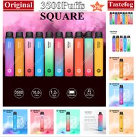Genuine Tastefog Square 3500 Puffs 2% Cigarette Rechargeable...