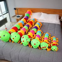 Nuevo colorido Caterpillar Doll Toy Plush almohada de gran tamaño Sofá Cushion Decoración del hogar Muñecas para niños 50-120 cm