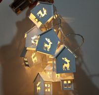 سلاسل [سبعة نيون] بطارية USB الطاقة الدافئة الضوء الأبيض 1.6 متر 10 المصابيح المنزل شكل غرفة الطفل / عيد الميلاد / الديكور / عطلة سلسلة LED