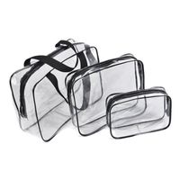 Cosmetic Bags & Cases Kf-Transparent PVC Bag Waterproof Wash Storage Bathroom Travel Suit