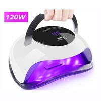 120W High Power Nail Dryer Fast Curing Speed Gel Light Nail Lamp LED UV Lamps For All Kinds of Gel With Timer And Smart Sensor273C