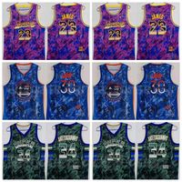 Men MVP Basketball Giannis Antetokounmpo Jersey 34 Stephen Curry 30 LeBron James 23 Blue Purple Green Team Color Breathable Pure Cotton High Quality On Sale