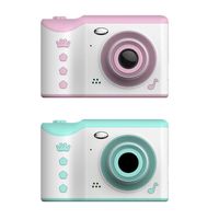 Dijital Kameralar Çocuk Kamera 2.8 inç IPS Göz Koruma Ekranı HD Touch Çift Lens 18MP Karikatür Mini SLR Bebek Hediye