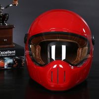 Motorcycle Helmets Helmet Full Face Casco Moto Vintage Chopp...