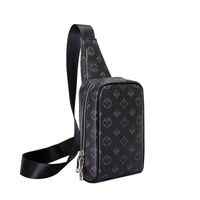 패션 남자 핸드백 크로스 바디 가방 가방 메신저 가방 검은 그리드 디자이너 스타일 지갑 30 색 코스 전화 저장 원본