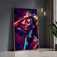 Paintings Colourful Artwork Figures Canvas Prints Modern Abs...