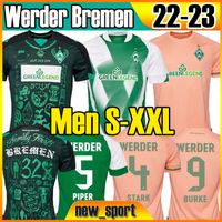 22 23 Werder Bremen Özel Futbol Forması Marvin Ducksch Leonardo Bittencourt Siyah Yeşil 2022 2023 Aşk Futbol Gömlekleri Ne Kadar Derindir Tayland Kalite Top