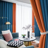 Vorhang Vorhänge japanischer Stil Macchiato Baumwollcreme Blackout Luxus elegant bequeme Vorhänge für Wohnzimmer Esszimmer Schlafzimmer