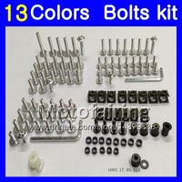 Fairing bolts full screw kit For KAWASAKI NINJA ZX6R 94 95 96 97 ZX-6R 6 R ZX 6R 1994 1995 1996 1997 Body Nuts screws nut bolt kit2273