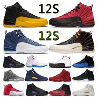 2021 الأعلى الأزياء 12 ثانية أحذية كرة السلة لعبة شظية رويال الرجال النساء تشغيل أحذية رياضية أنفلونزا لعبة الظلام كونكورد lndigo عكس 12 تاكسي تويست رجالي المدربين