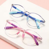 Occhiali da sole blu occhiali per bambini leggeri telaio silicone personalizzato Tr bambini prescrizione rotonda ragazzi miopi glassunglassici iperopici
