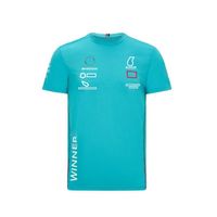 F1 yarış takımı üniforma yaz kısa kollu t-shirt araba tulum yuvarlak boyun üstleri özelleştirilebilir273Q