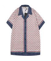 22ss lüks tasarımcı polos gömlek erkekler moda kaplan mektubu v ipek bowling polo gündelik gömlekler erkekler ince fit kısa kollu elbise gömlek m-3xl