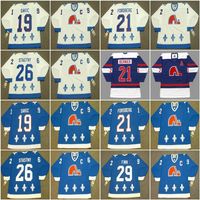 PETER STASTNY  Quebec Nordiques 1988 Away CCM Vintage Hockey Jersey
